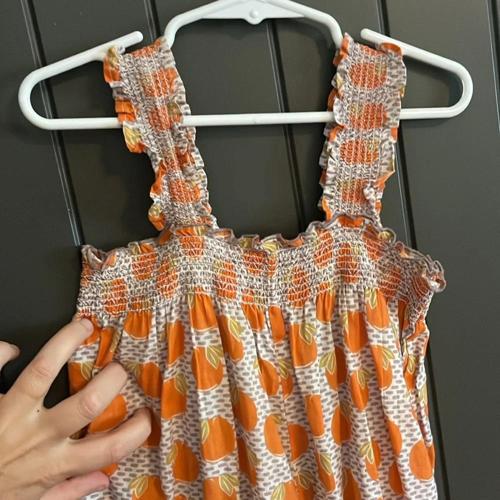 Pink chicken, wide leg romper - Picture 3 of 4